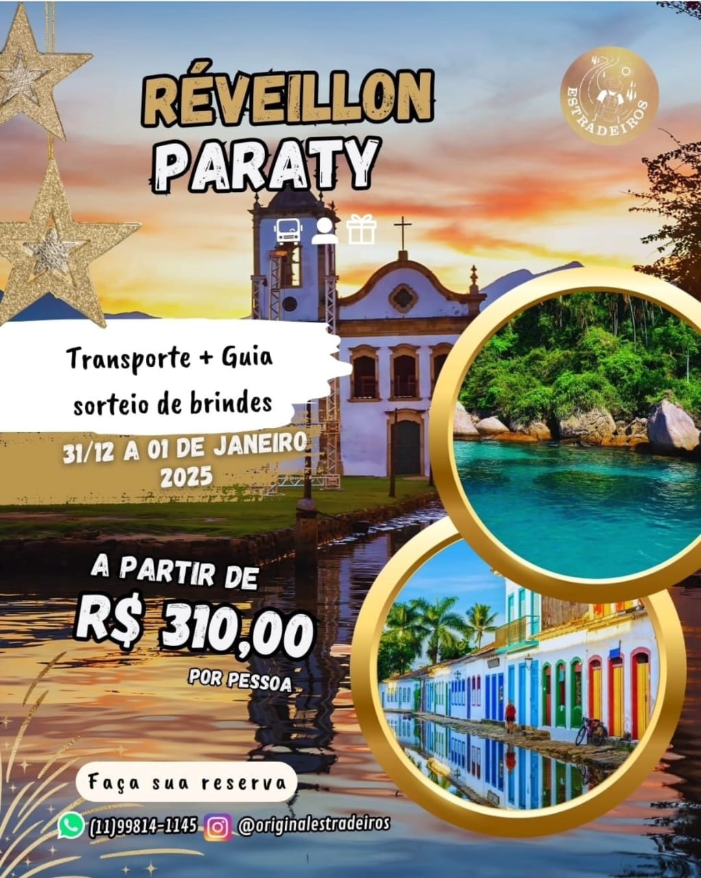 PARATY – BATE VOLTA - REVEILLON 2025